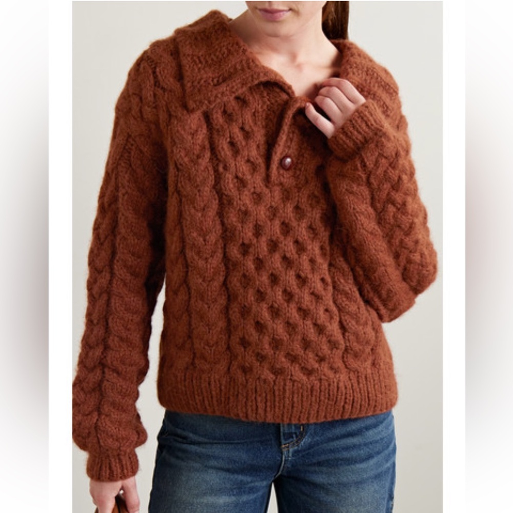 Doen Wool Cable Knit Sweater - like new